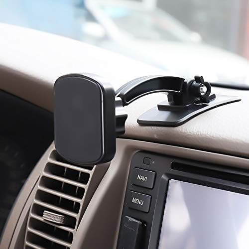 qdlzlg 360 degree rotating car adjustable paste magnet magnetic mobile phone holder car air vent clip mount