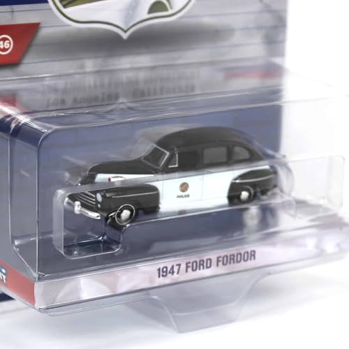 Camioneta Fordor 1947 Policía Los Ángeles 1:64 miniatura 2