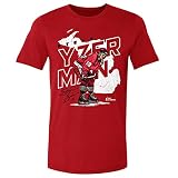 500 LEVEL Steve Yzerman Shirt (Cotton, Large, Red) - Steve Yzerman Detroit Player Map WHT