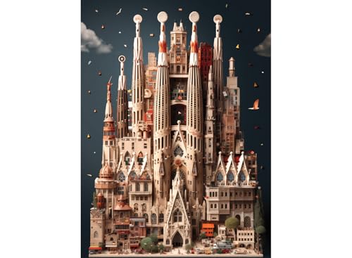Anatolian Puzzle -La Sagrada Familia 1000 Piece Jigsaw Puzzle # 1163