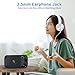 SEMIER AM FM Radio with Bluetooth Speaker, Rechargeable Radio Portable, AC Plug in or Battery Powered Transistor with Headphone Jack, Large Tuning Knob for Home/Outdoor/Office