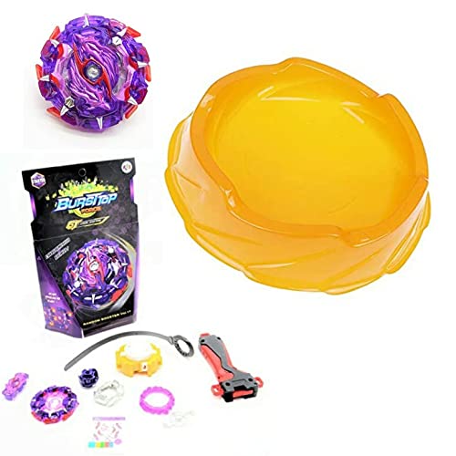 ARUNDEL SERVICES 1 x GT Starter Vol.17 (B-151) Burst-Top Arena Stadium, Storm-gyro Blade Spinning Top with a Manual Spinning Top Launcher Spinning Top