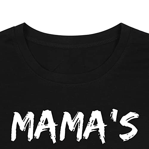 Image of VVNTY Valentines Shirts Toddler Boys Love Heart Graphic Tee Funny Letter Print Tops