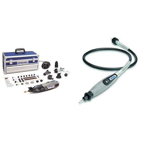 DREMEL 8220 5/65 - Multiherramienta inalámbrica + Dremel 225 - Eje flexible