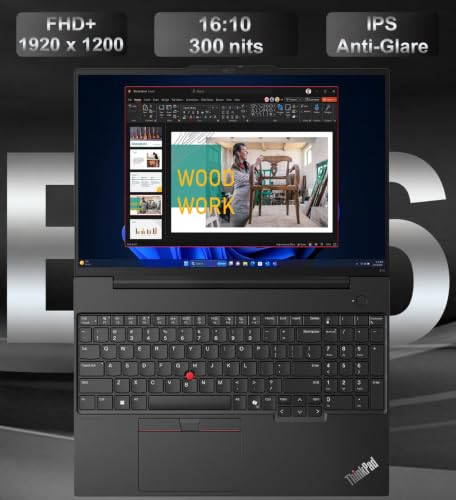 Image of Lenovo ThinkPad E16 Laptop, 16 inch FHD+, AMD Ryzen 5 7535U, 64GB DDR5, 2TB SSD