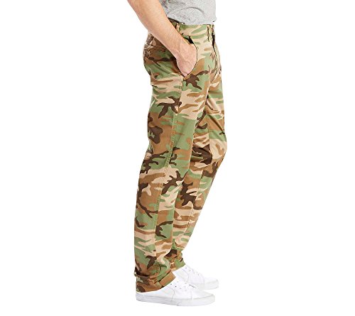 Image of Levi's Men's 541 Athletic Fit Chino Pant, Vineyard Green Woodland Camo, 42 30