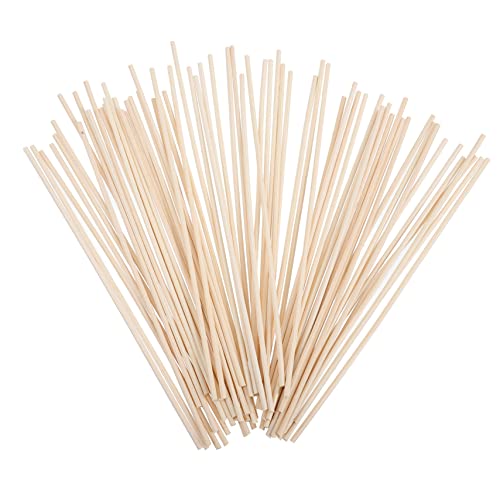 GLEAVI 100Piezas Varillas Difusoras Ratán Natural Aromáticos para Hogar y SPA