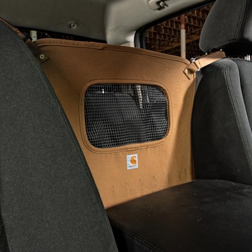 Carhartt Universal Nylon Duck Pet Barrier, Durable Pet Barrier with Rain Defender Durable Water Repellent, Black