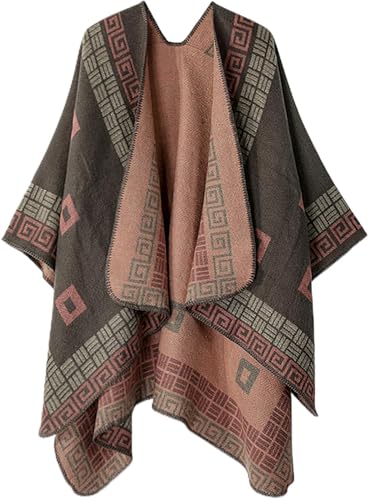 Shmily Girl Femme Cape Poncho Extra Large écharpe Châle...