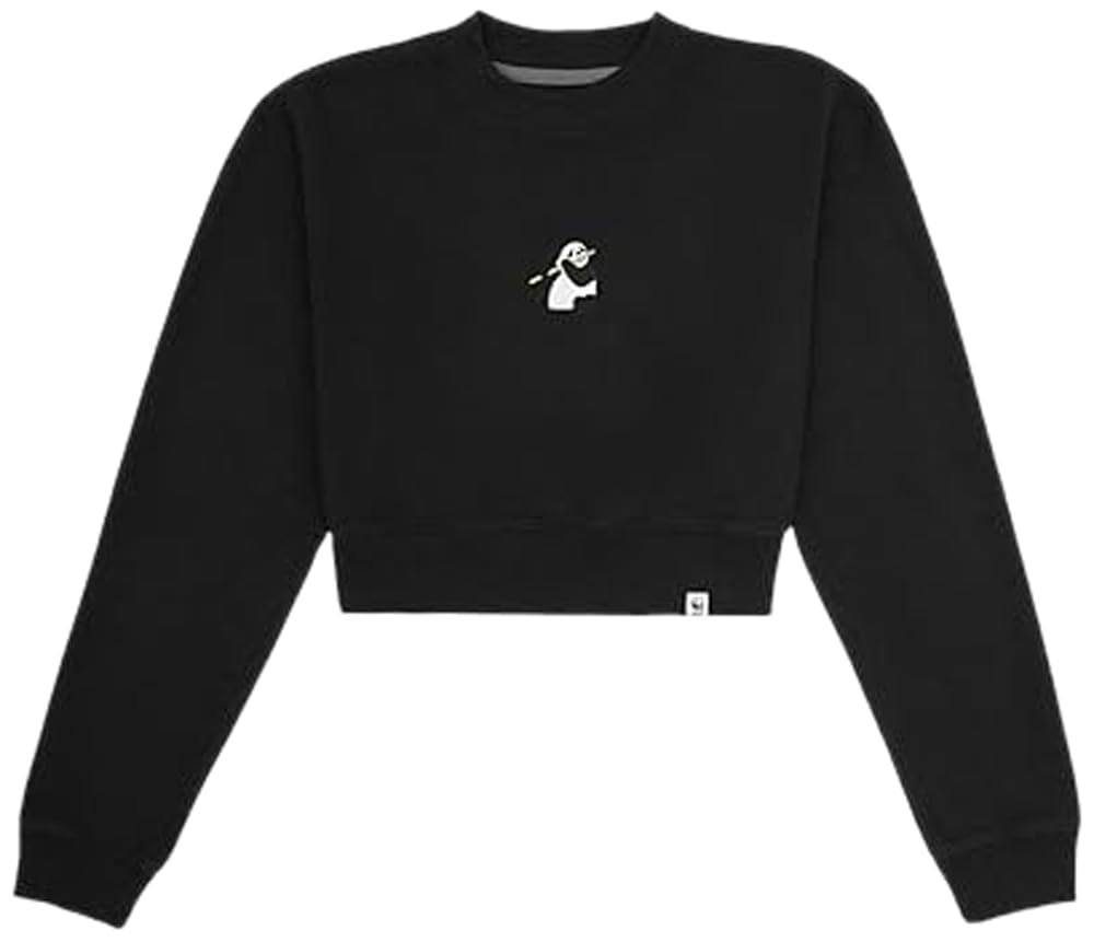 Panda SuperSoft Crop Sweatshirt Crop Sweatshirt Kadın