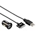 Produktbild Hama Dual Piccolino MFI USB-Kfz-Ladegerät + Lade-/Sync-Kabel für iPod/iPhone