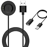 NovemFoal Cargador diseñado para iTECH Fusion 2 Smartwatch USB de 6.5 pies, cable de carga de repuesto para iTECH Fusion 2, soporte de carga de reloj inteligente, base de estación de carga