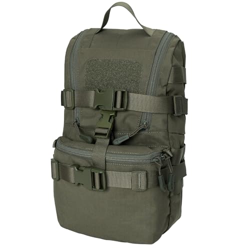 IDOGEAR SPORTS Tactical MOLLE Hydration pack for 2L Water Bladder Reservoir Bag For Plate Carrier Outdoor Airsoft Paintball(ranger green)