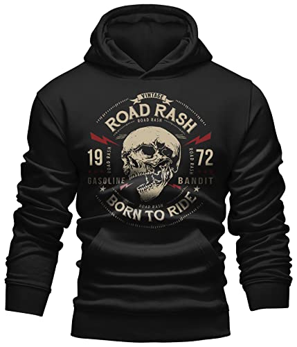 Gasoline Bandit Biker Racer Kapuzen-Hoodie - Road Rash L Cover