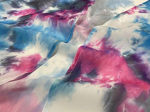 Image of FINOCEANS Womens Floral Chiffon Kimono Cardigans Loose Beach Cover Up Half Sleeve Tops