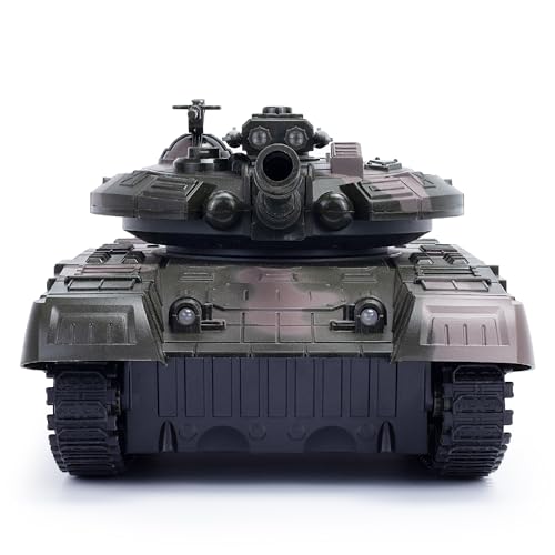RC Panzer im Maßstab 1:20 – 2,4GHz ferngesteuertes Militärspielzeug mit realistischen Geräuschen & Lichtern, Kinder & Erwachsene
