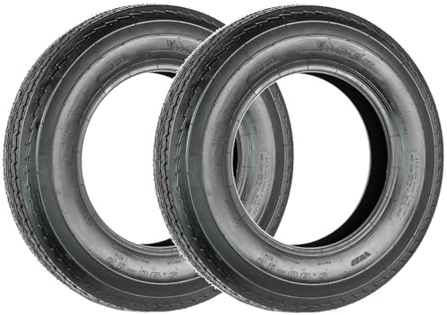 eCustomrim 2-Pack 5.30-12 530-12 12 Inch 6-Ply Bias Trailer Tire Load C