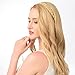 DIGUAN Synthetic Hair Braided Headband Classic Chunky Wide Plaited Braids Elastic Stretch Hairpiece Women Girl Beauty accessory, 55g aHairBeauty (#Caramel Blonde)