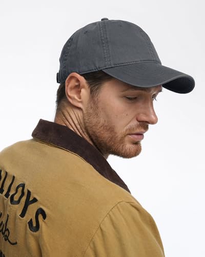 Image of FURTALK Unisex Vintage Washed Unstructured Baseball Cap Washed Cotton Adjustable Dad Hat