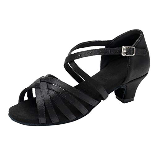 Sandalen Damen Sommer Frauen Frauen niedrige Prinzessin Tanz Ballsaal Tango-Latein-Schuhe Sandalen Bequem Beach Flip Flops Cute Pantoletten Neu Damen Sandalen Pumps Blockabsatz Sandals Stiletto