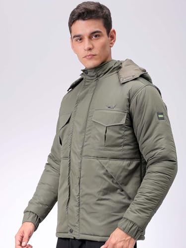 Image of The Indian Garage Co Polyester Men's Winter Jacket