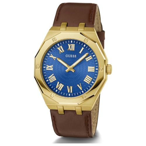 Image of GUESS Asset Analog Watch for Men with Round Dial & Water Resistant Man's Wrist Watches