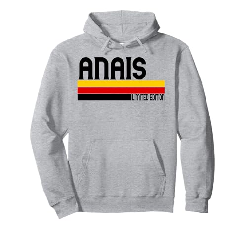 ANAIS Prénom Personnalisé Mignon Idée Vintage Femme ANAIS Sweat à Capuche
