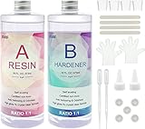 Demorex Full Set Epoxy Resin Kits for Beginners & Pros with Pigment, Large Resin Mold, Full Tools