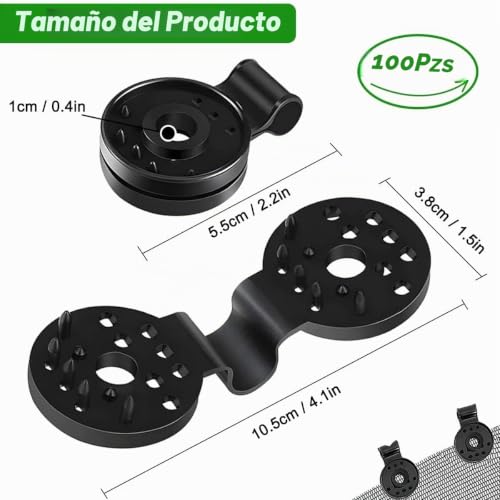 Ganchos para malla sombra 8 Imagen adicional