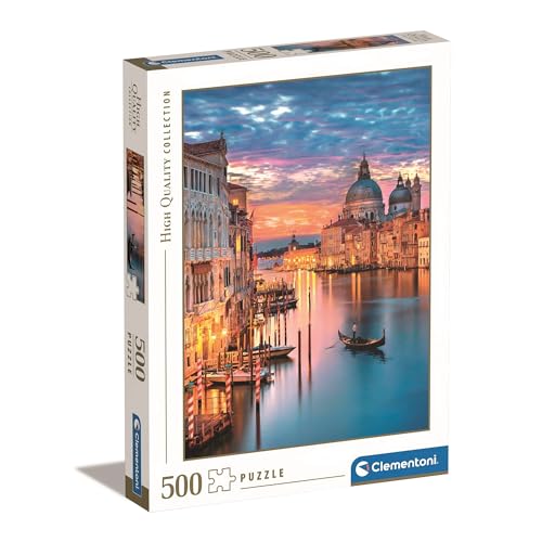 Clementoni 35056 - Puzzle 500 Piezas Venecia iluminada