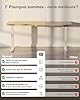 Homall Bureau Assis Debout Électrique 160x80 cm Bureau Réglable en Hauteur avec Fonction Mémoire et Système Anti-Collision, avec Plateau de Gestion des Câbles