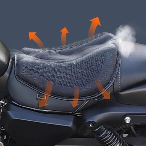 Alivio presión en motocicleta con este cojín transpirable 6