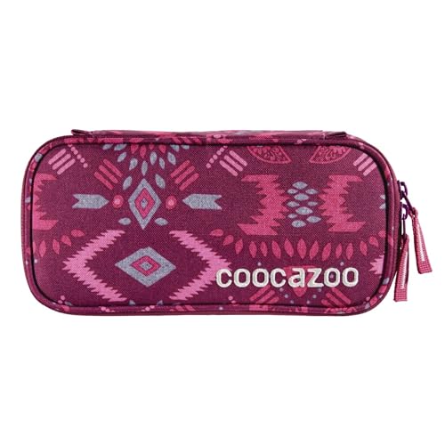 Preisvergleich Produktbild Coocazoo Federmäppchen PencilDenzel Tribal Melange pink, Schlamperetui, Geodreieckfach, Stundenplanfach, herausnehmbarer Stiftehalter, zusätzliches Reißverschlussfach