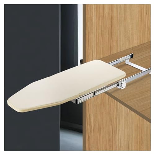 Planche à repasser rétractable pliable pour placard afin de libérer de l'espace