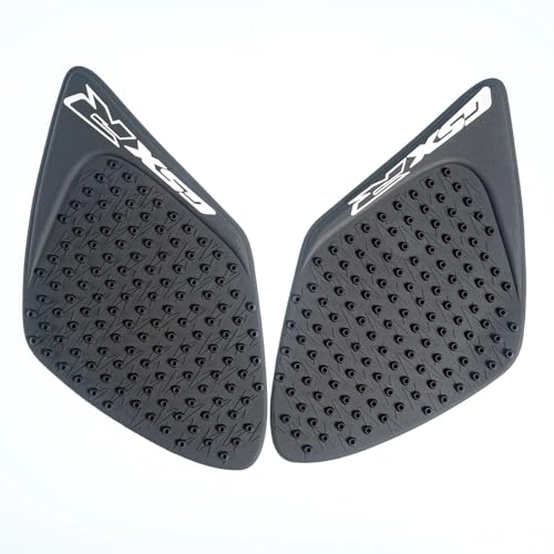 Autocollant de réservoir de moto GSXR 1000 K7 2007-2008 avec genouillère latérale noire antidérapante