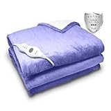 RCA Cobija Eléctrica RC-CO2L Matrimonial 216 x 191 cm, 3 Niveles y Apagado Automático 8 h, Descanso Cálido Toda la Noche...