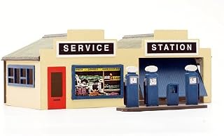 Dapol Model Railway Petrol Station Plastic Kit - OO Scale 1/76