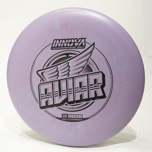 Innova DX Aviar Disc Golf Putter & Approach Disc, Pick Color/Weight [Stamp & Exact Color May Vary] Purple 150-159 Grams