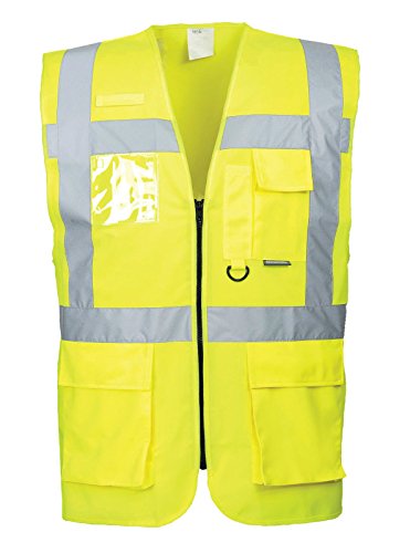 Preisvergleich Produktbild Warnweste, Warnschutzweste, Weste, Sicherheitsweste (XL, gelb)