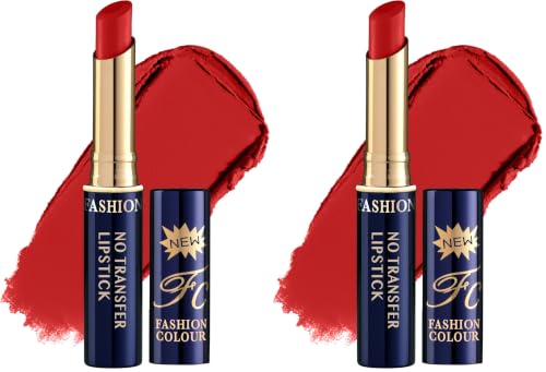 Image of Fashion Colour Lip Super Stay | Non Transferable Lipstick Waterproof | Lipsticks For Women Waterproof | 12-Hour Stay | Matte Finish | Long-Lasting | Highly Pigmented | Bold Colours Shade-17 (Agate Red)