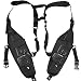 abcGoodefg Universal Double Radio Shoulder Holster Chest Harness Holder Vest Rig for Two Way Radio Rescue Essentials