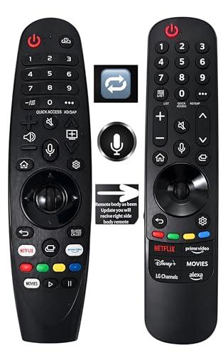 Image of Smartby Remote Control Compatible with Lg Magic smart Android webos 4k led tv Universal Works with All Model MR650 / MR19 BA /MR20GA /21GA /22GA /23GA /24GA (with Voice and Pointer Function).