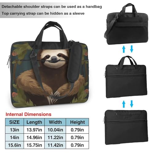 Bolso para portátil Sloth Design unisex miniatura 3