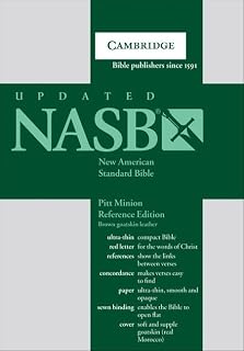 NASB Brown Goatskin Red-Letter Bible
