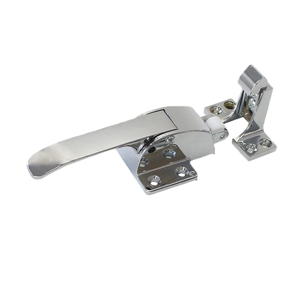 Griff für Backofen, Kühlschrank, Metall, Gefrierschrank, verstellbare Verriegelung, federbelastet, begehbarer Gefrierschrank-Türgriff, Gefrierschränke, Kühlschränke, Ziehgriff (A)