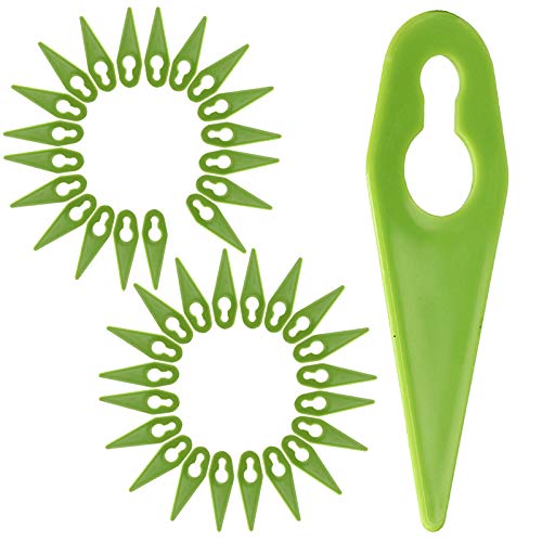 Nanlaohu 40 x Plastic Cutter Blades for GTECH ST05 ST20 GT3.0 GT4.0 Grass Trimmer