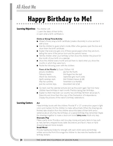 The GIANT Encyclopedia of Lesson Plans for Children 3 to 6: More Than 250 Lesson Plans Created by Teachers for Teachers - Image 11