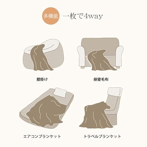 §zz.luxi 毛布 二枚合わせ ブランケット の商品画像 6