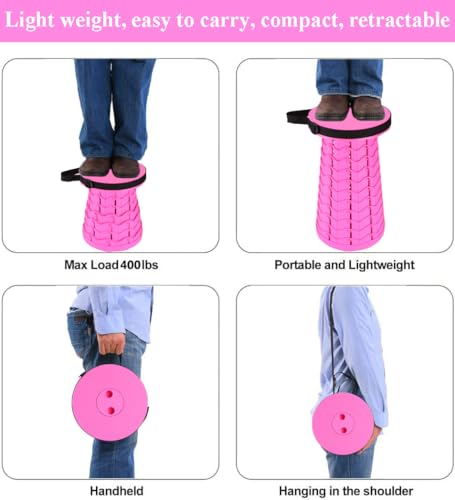 image for Fishboy Upgraded Collapsible Stool, 400lbs Max Weight, Lightweight But