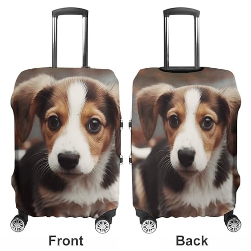Cute Dog Luggage Cover for Suitcase Tsa Approved Stylish Suitcase Covers Washable Stretch Suitcase Protector Anti-Scratch Travel Baggage Covers for 19-32 Inch Luggage3
